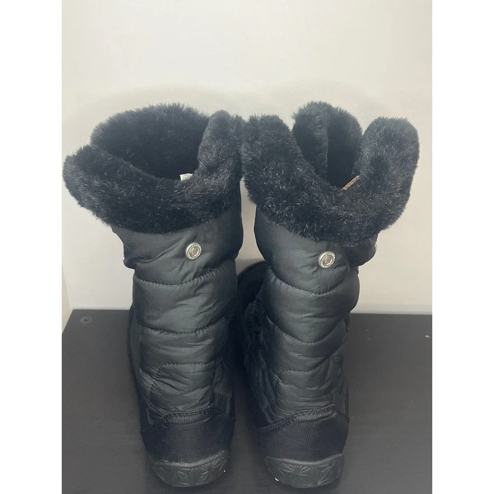 The North Face Nuptse Purna Boots Black‎ Goose Down Faux Fur Winter Snow Size 9